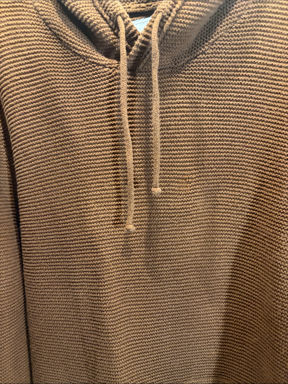 Cozy Women's Crewneck Hoodie Sweater in Brown - Picture 5 of 6
